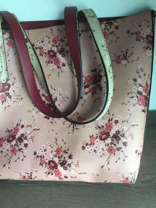 Coach floral hot sale highline tote