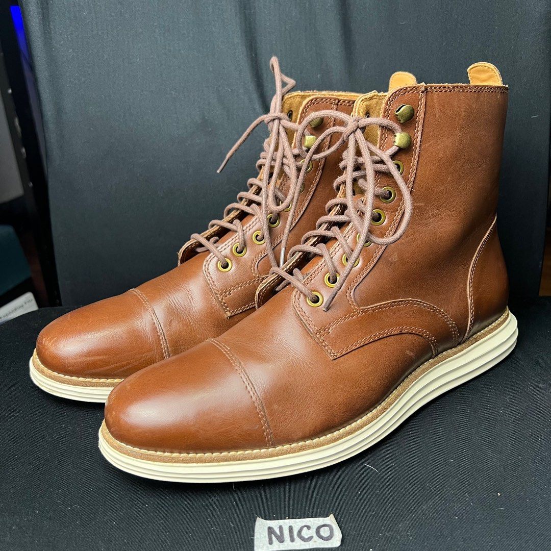 Cole Haan LunarGrand Lace Boots Woodbury Men s Fashion