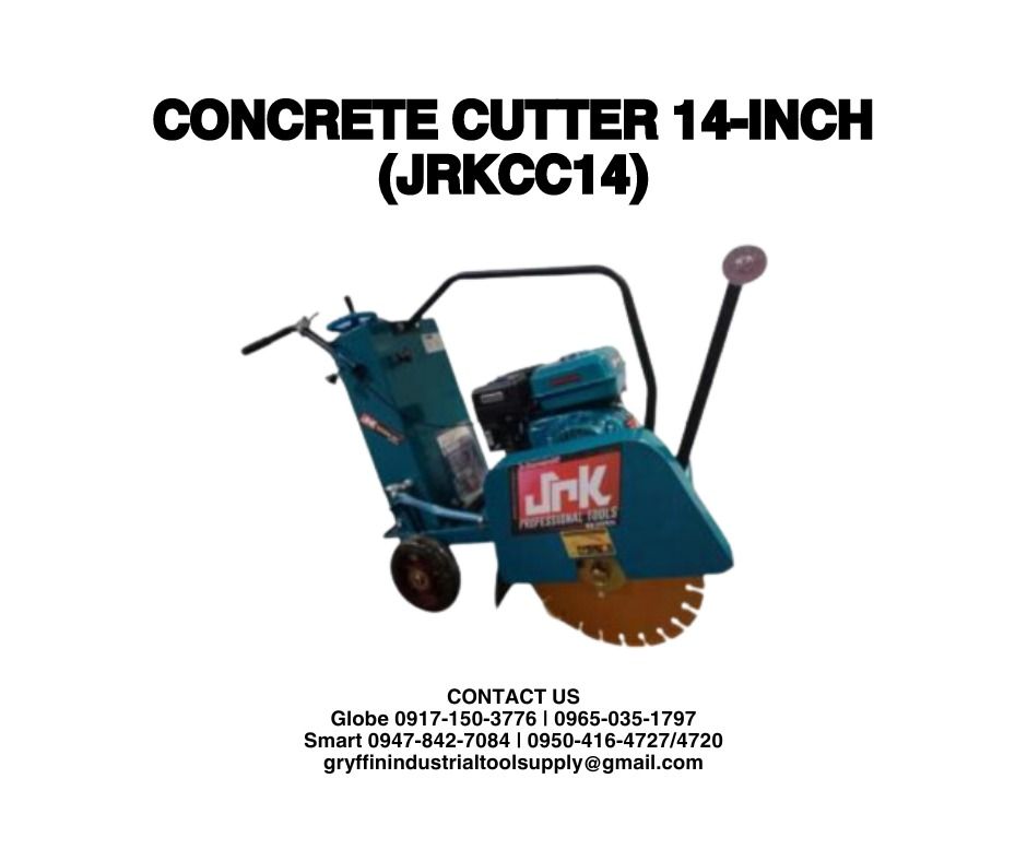 CONCRETE CUTTER 14-INCH (JRKCC14), Commercial & Industrial, Industrial ...