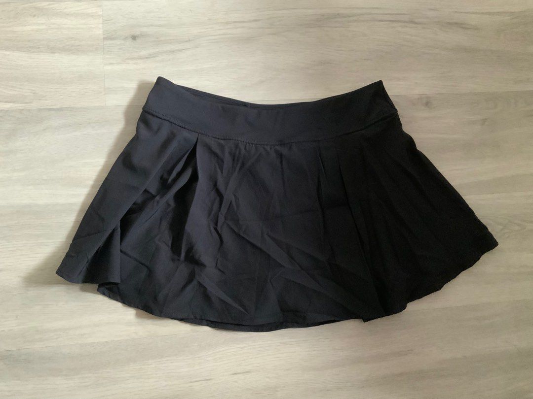 Cotton On Black Pleated Tennis Skirt Skort Activewear, Women's