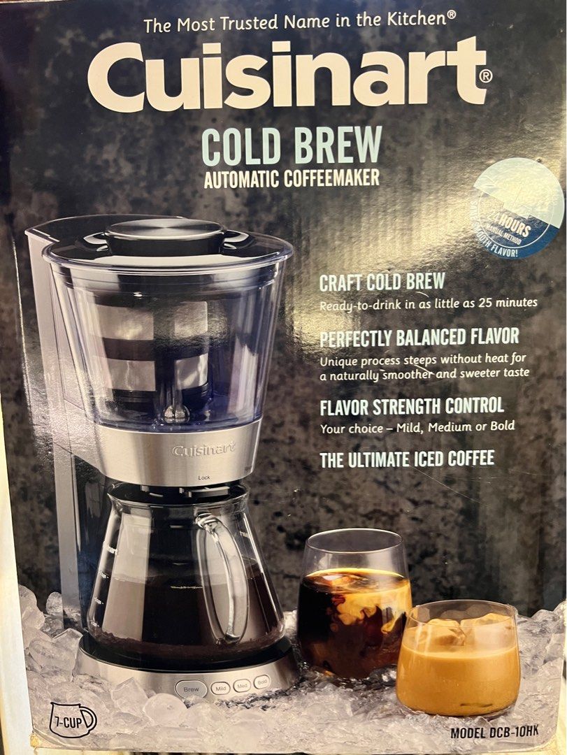 Cuisinart Cold Brew Maker (Category: Coffee Machines & Makers) located in Pasig City. Submitted by impact123 (Listing ID 1288390006, Image 3). Description: In complete and good working condition. Bought in SM Dept Store. Used for a 1-2 months for cold brewing but ended up going back to usual brewing coffee. Just on stock. Bought at 11.5k+.