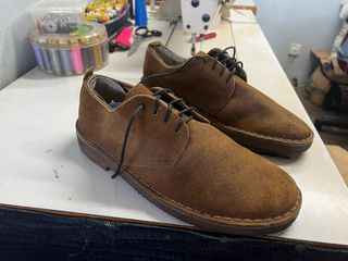 Clarks desert top london midnight suede