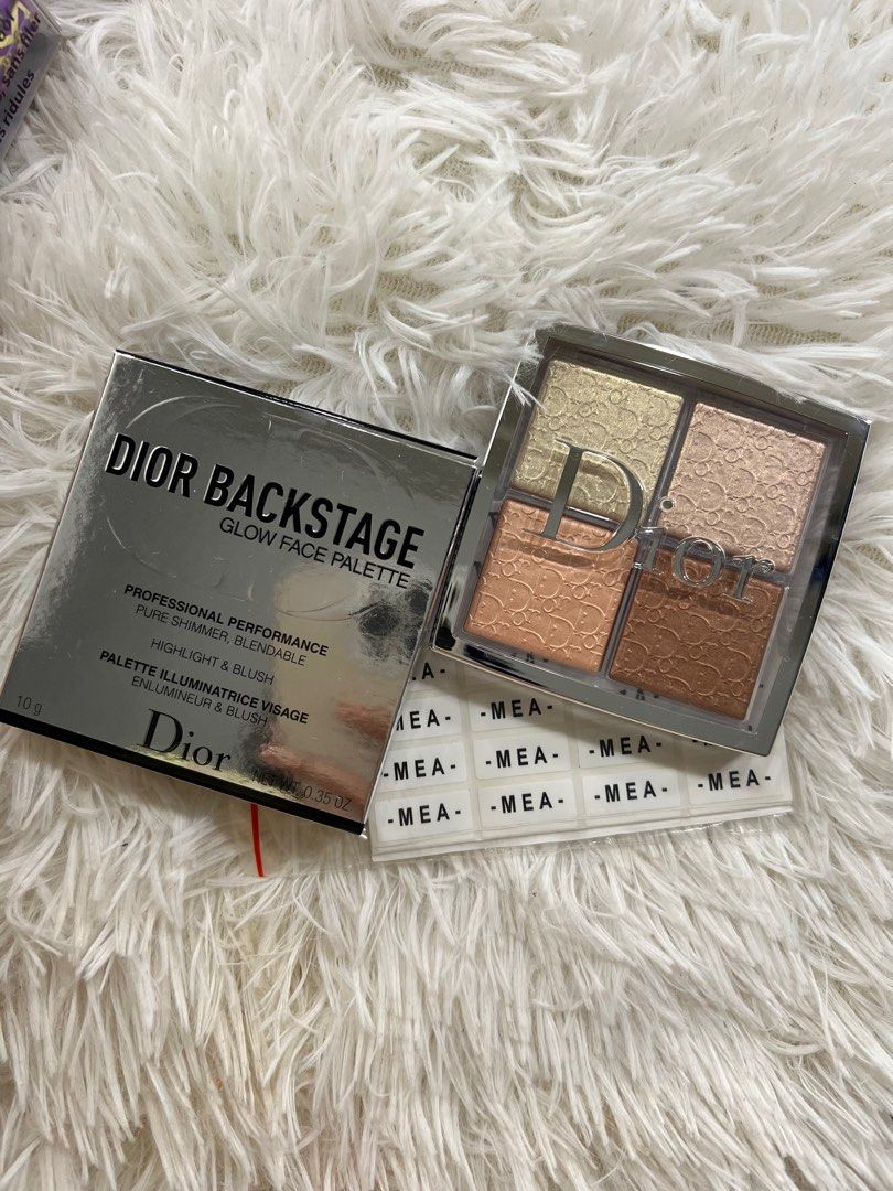 DIOR Backstage Glow Face Palette, Beauty & Personal Care, Face, Makeup ...