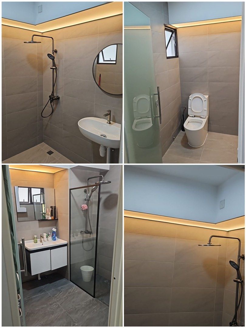 Direct contractor Toilet Renovation/Tiling works/HDB toilet renovation ...