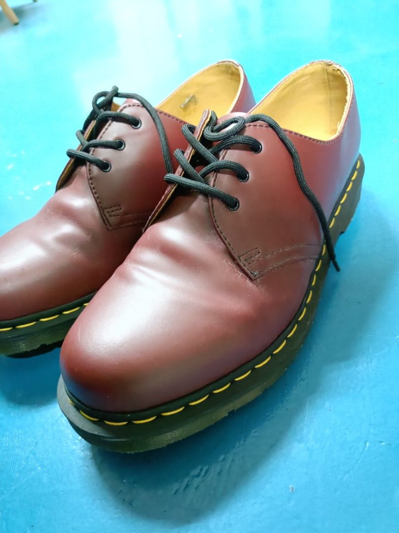 Dr. Martens ARCHIE II チェリーレッド UK9 Archie II Arcadia Leather Lace Up Shoes in Cherry Red | Dr