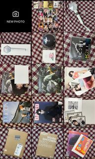 EXO albums, photocards, kdrama album and photobook, lightstick