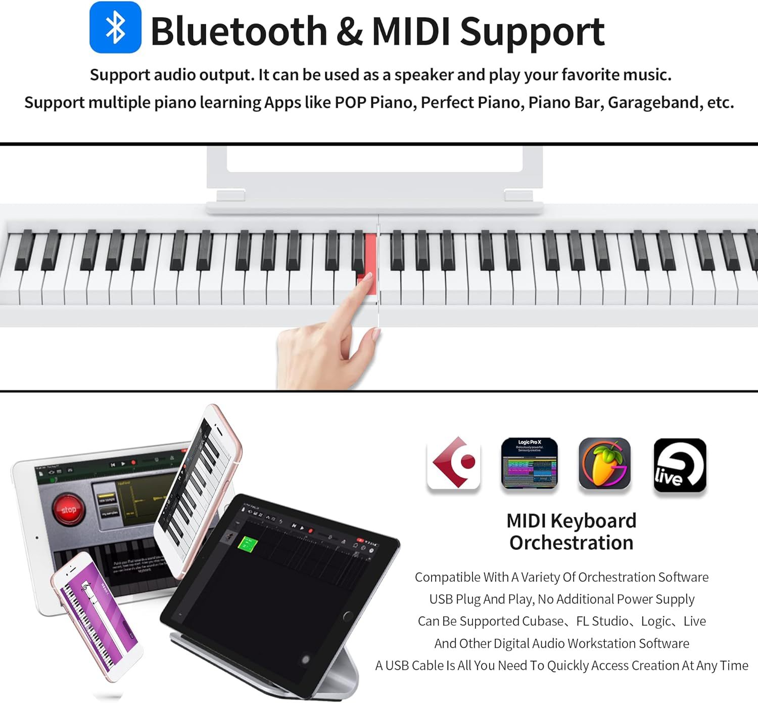 Finger piano deals app