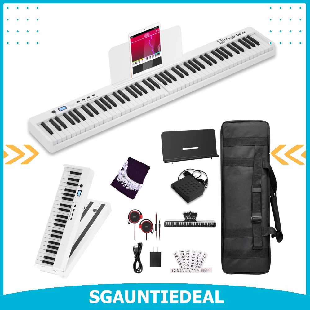 Finger Dance Folding Piano Electric Piano Keyboard with Stand Full