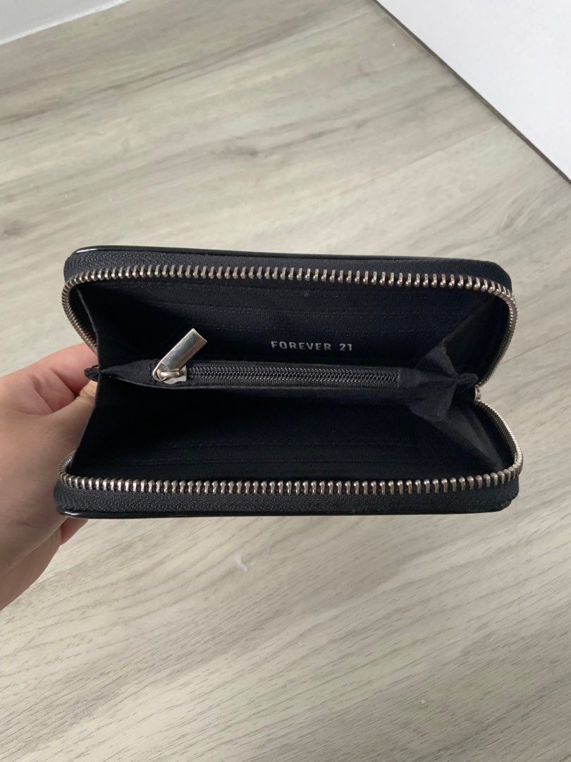 Forever 21 Small Black Leather Purse