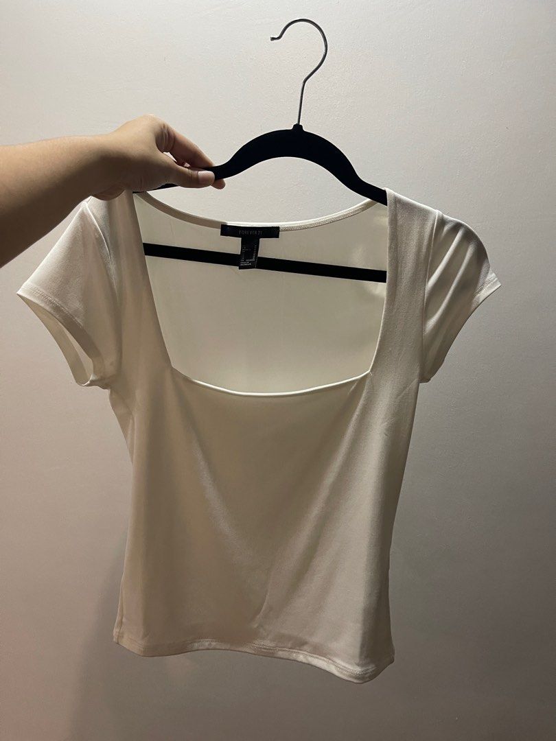 square neck top forever 21