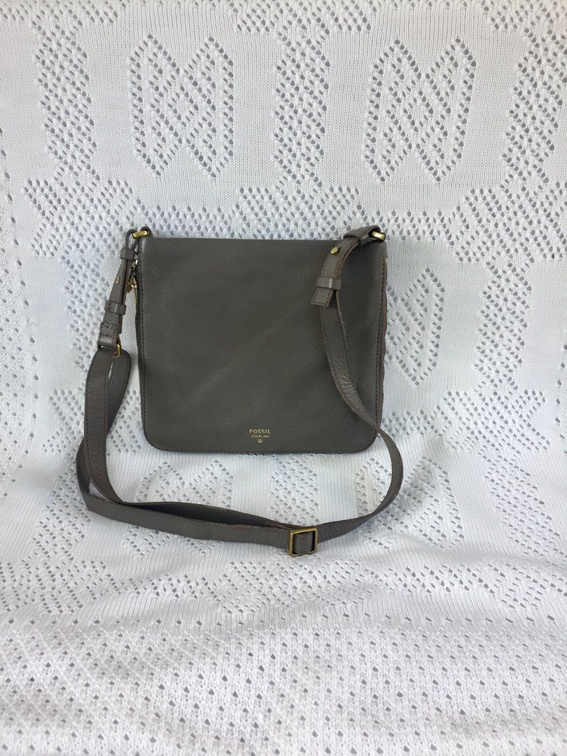 Fossil grey crossbody best sale bag