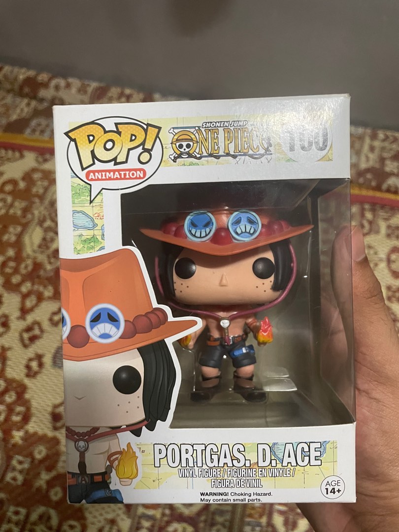 Funko Pop! One Piece - Portgas.D.Ace (Réf. JJL 170510) - Figurine 10 Cm - Collection 2017 - Très Bon état