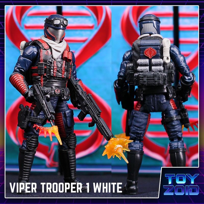 G.I. Joe Classified Series #047 Cobra Viper Officer & Vipers - Lot Sans Boîte