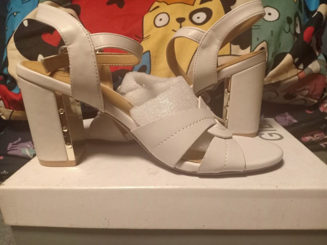 Gibi 3 Inch Heels Bone Color Women s Fashion Footwear Heels on Carousell