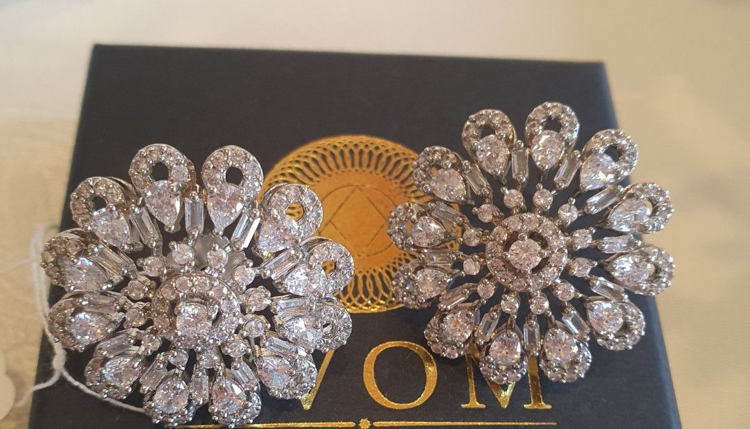 Gold coated silver earrings shop