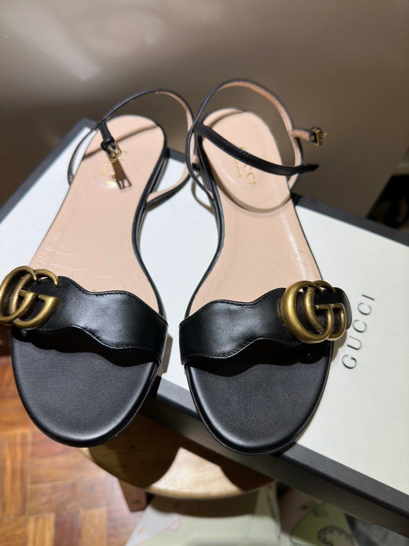 Gucci double g sandals discount