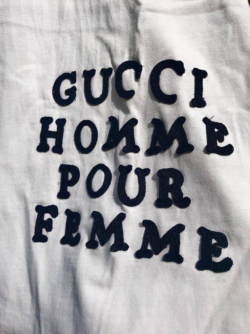 Gucci homme pour hot sale femme t shirt