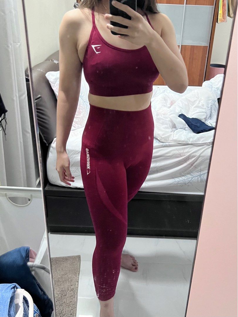 Gymshark Energy Seamless Cropped Leggings, Size S, Women's Fashion,  Activewear on Carousell