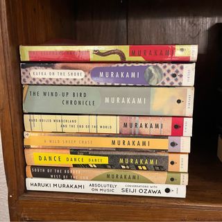 Haruki Murakami Books for Sale John Gall Covers Kafka, Hard-boiled, elephant vanishes etc.