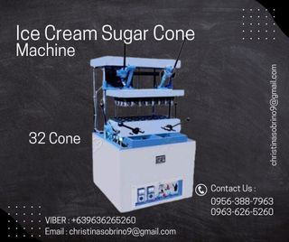 Ice Cream Cone Making Machine - 32 Cones