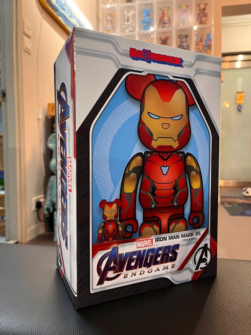 BE@RBRICK IRONMANMARK85 CHROME 100％&400％ BE@RBRICK IRON MAN