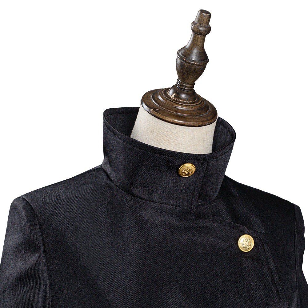 JUJUTSU KAISEN COSPLAY UNIFORM (Category: Sets or Coordinates) located in Santa Rosa. Submitted by lackofchu (Listing ID 1288311705, Image 2). Description: selling my black jujutsu kaisen uniform! (can be used for shoko ieiri’s cosplay) - used twice - has no form of damage whatsoever size small : height : 160cm/63in chest : 86-89cm/34-35in waist : 66-69cm/26-27in hip : 91-94cm/36-37in shoulder width : 39cm rfs : need funds 🔖 : jjk jujutsu kaisen