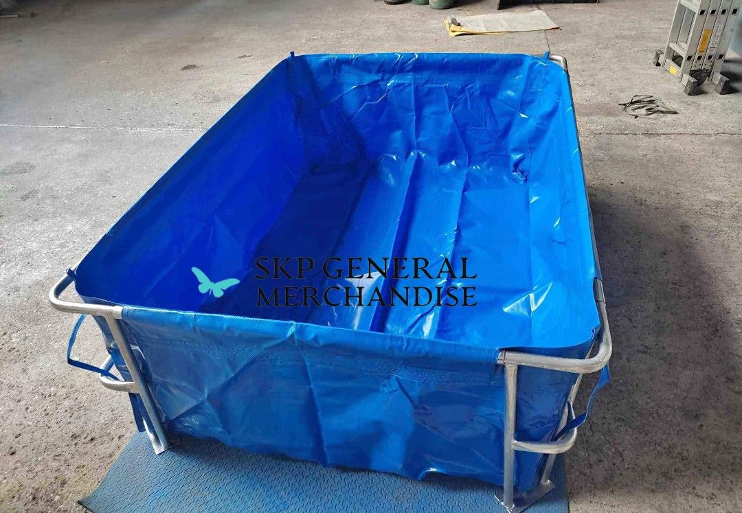 kiddie pool (Category: Bathtub & Bath Accessories) located in Quezon City. Submitted by shiepatz23 (Listing ID 1288278740, Image 3). Description: Portable Swimming Pool 4X6 X2 6499.99 4X8 X2 7499.99 4X10 X2 8999.99 5X8 X2 8999.99 2.5X6 X2 5499.99 4X4 X2 5499.99 Additional Shipping Fee From Camarin North Caloocan.