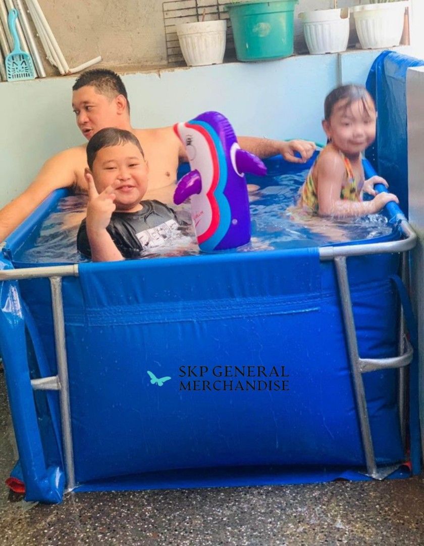 kiddie pool (Category: Bathtub & Bath Accessories) located in Quezon City. Submitted by shiepatz23 (Listing ID 1288278740, Image 2). Description: Portable Swimming Pool 4X6 X2 6499.99 4X8 X2 7499.99 4X10 X2 8999.99 5X8 X2 8999.99 2.5X6 X2 5499.99 4X4 X2 5499.99 Additional Shipping Fee From Camarin North Caloocan.