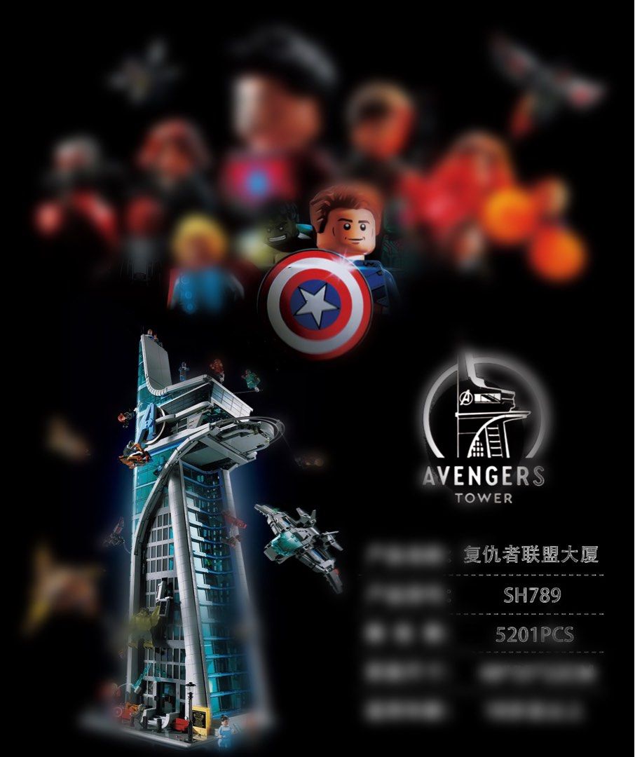 Lepin avengers tower cheap