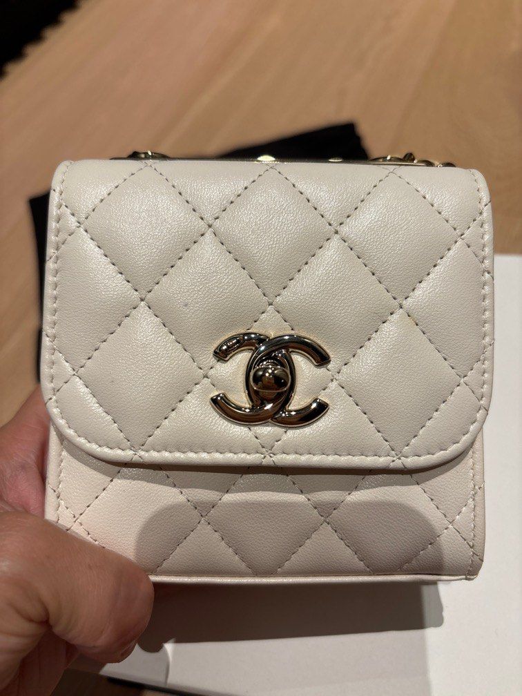 Chanel trendy cc silver discount hardware