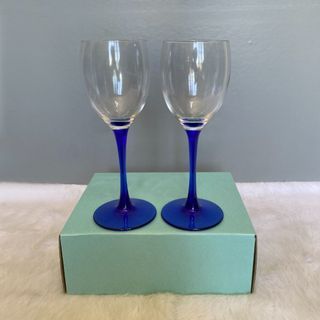 Luminarc Blue Stem Wine Glass