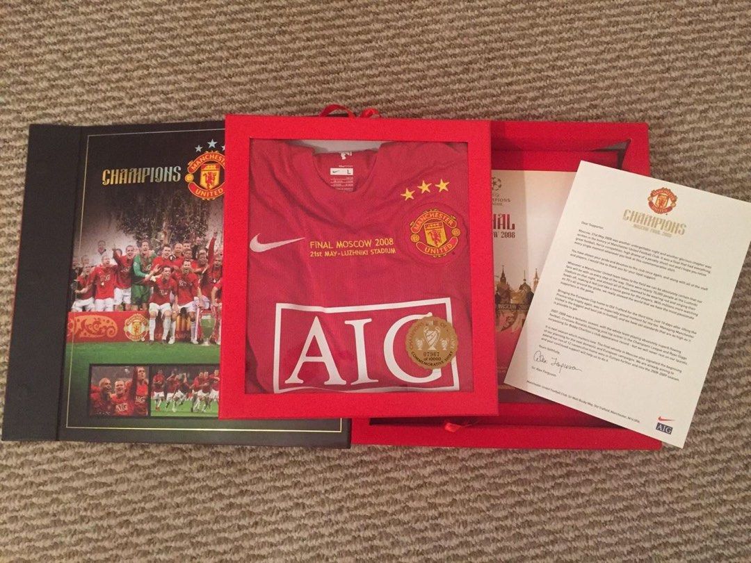 Manchester United Moscow Final Commemorative Three Stars Jersey