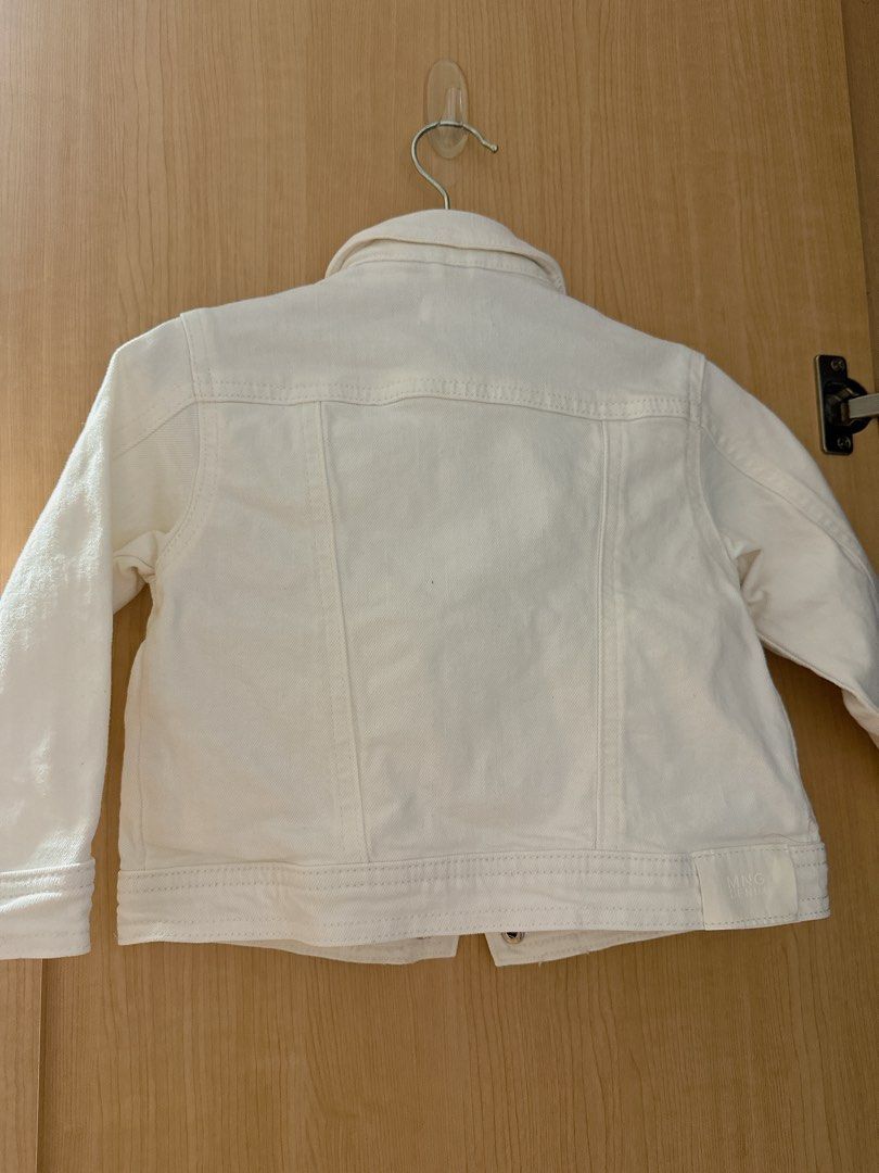 Childrens white denim store jacket