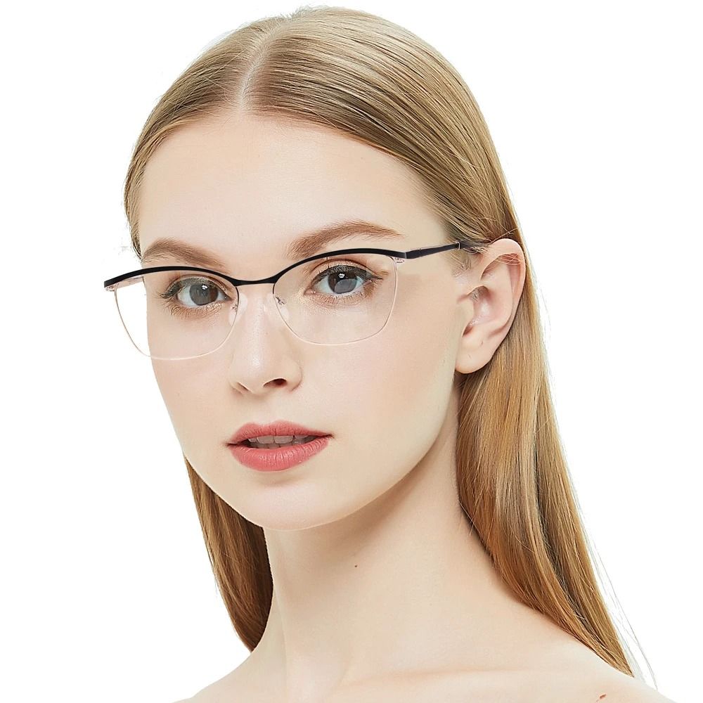 Metal Glasses Frame Women Vintage Eyeglasses Frames Prescription