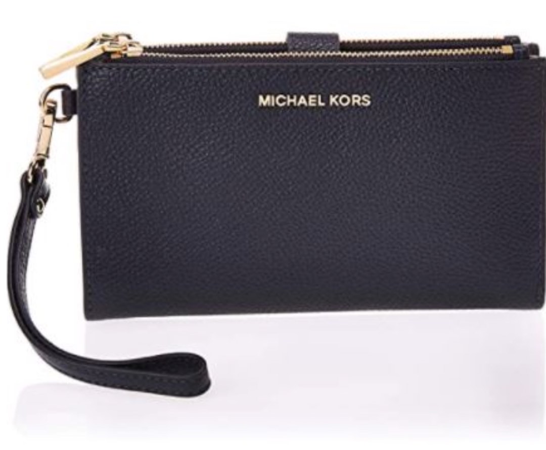 Michael Kors Jet Set Large Leather Smartphone Wristlet Wallet