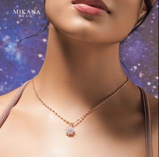 Mikana 18k Gold Plated Hayame Pendant Necklace Accessories Jewelry For Women Jewelries Choker
