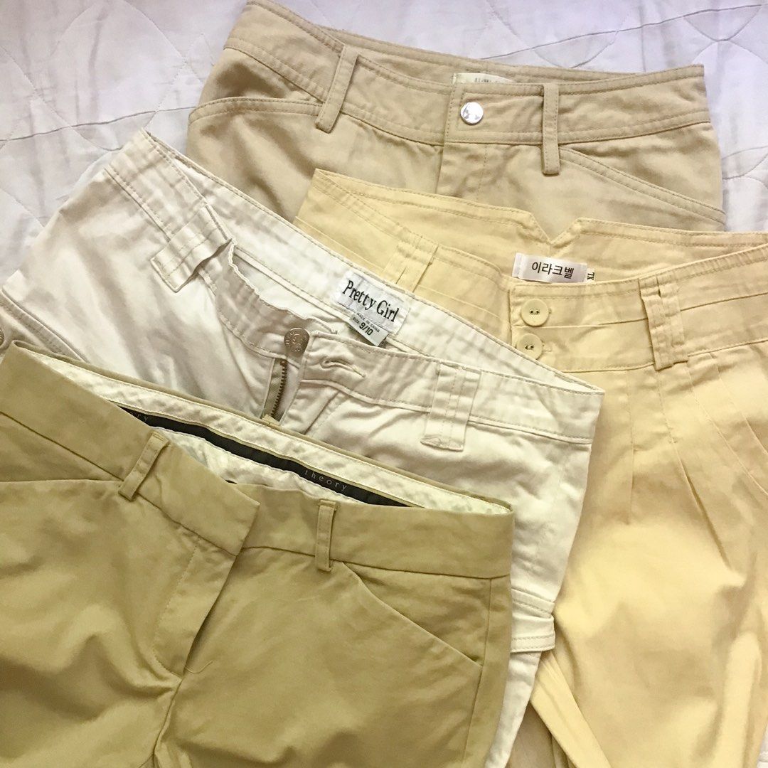 NEUTRAL COLORED PANTS (Category: Other Bottoms) located in San Carlos. Submitted by cometsans (Listing ID 1288289536, Image 1). Description: Please read before inquiry: - Please view my profile for individual photos, prices, and conditions - Price range: ₱130-₱280 DETAILS - colors: Cream and dirty white - wide leg pants DETAILS: - Gcash only, payment first - From Pangasinan - J&T or LBC (for CoP add ₱10 to sf) - No COD or Sh*pee checkout - Shipme