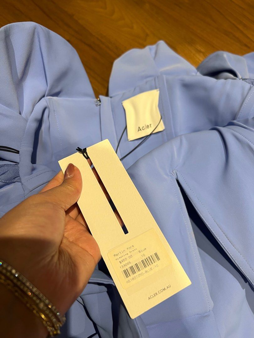 Acler hitching shop dress blue