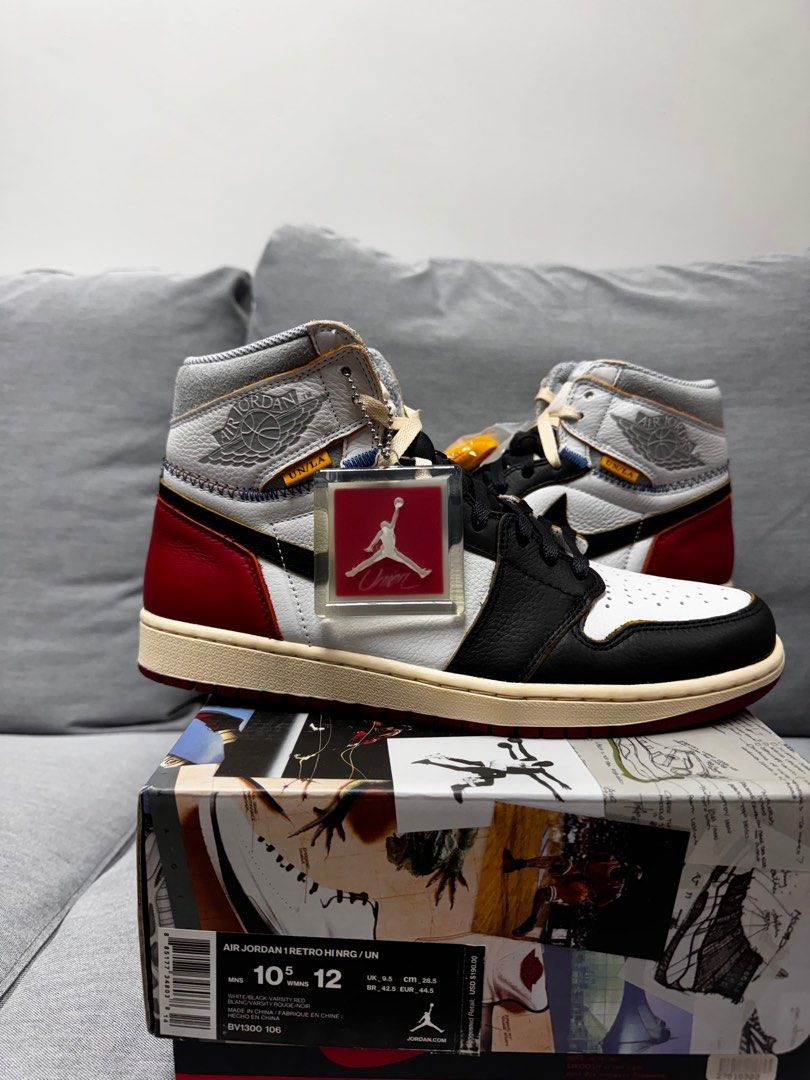 nike air jordan 1 union black toe union los angels la jordan yeezy aj1