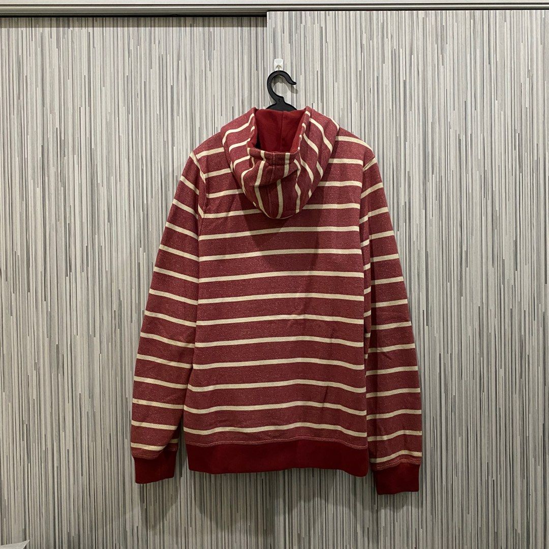 Nike stripe store half zip