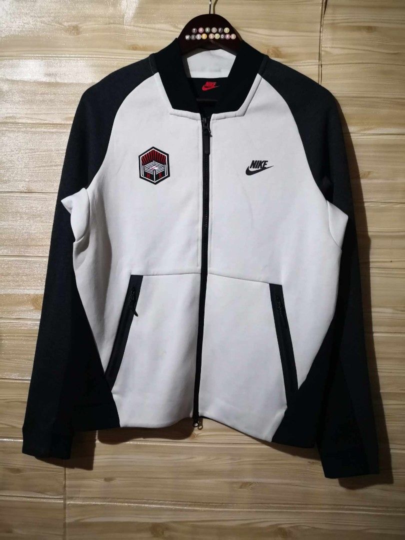 Nike tech online fleece varsity jacket