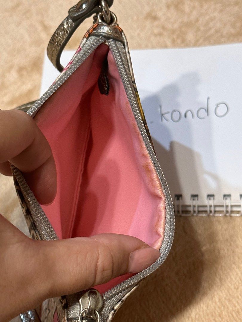Original Coach Graffiti Wristlet
