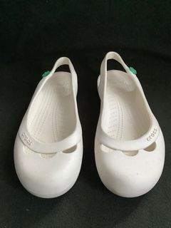 Original Crocs  Flats White Size 8 women