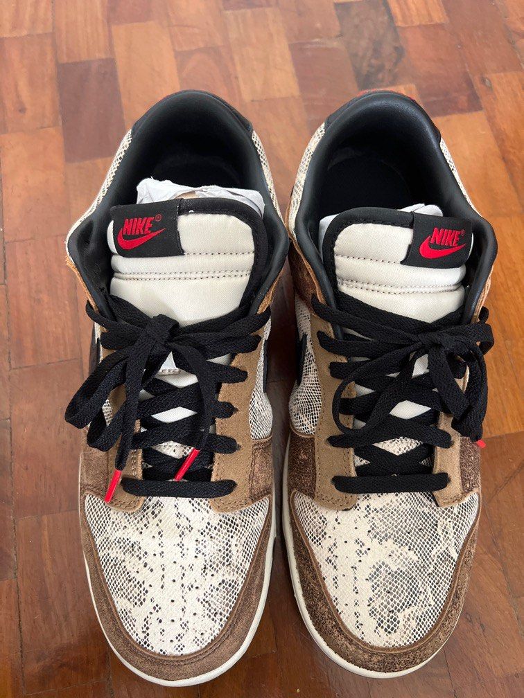 [ORIGINAL] [WITH BOX] Nike Dunk Low Premium Co.jp Brown Snakeskin US M ...
