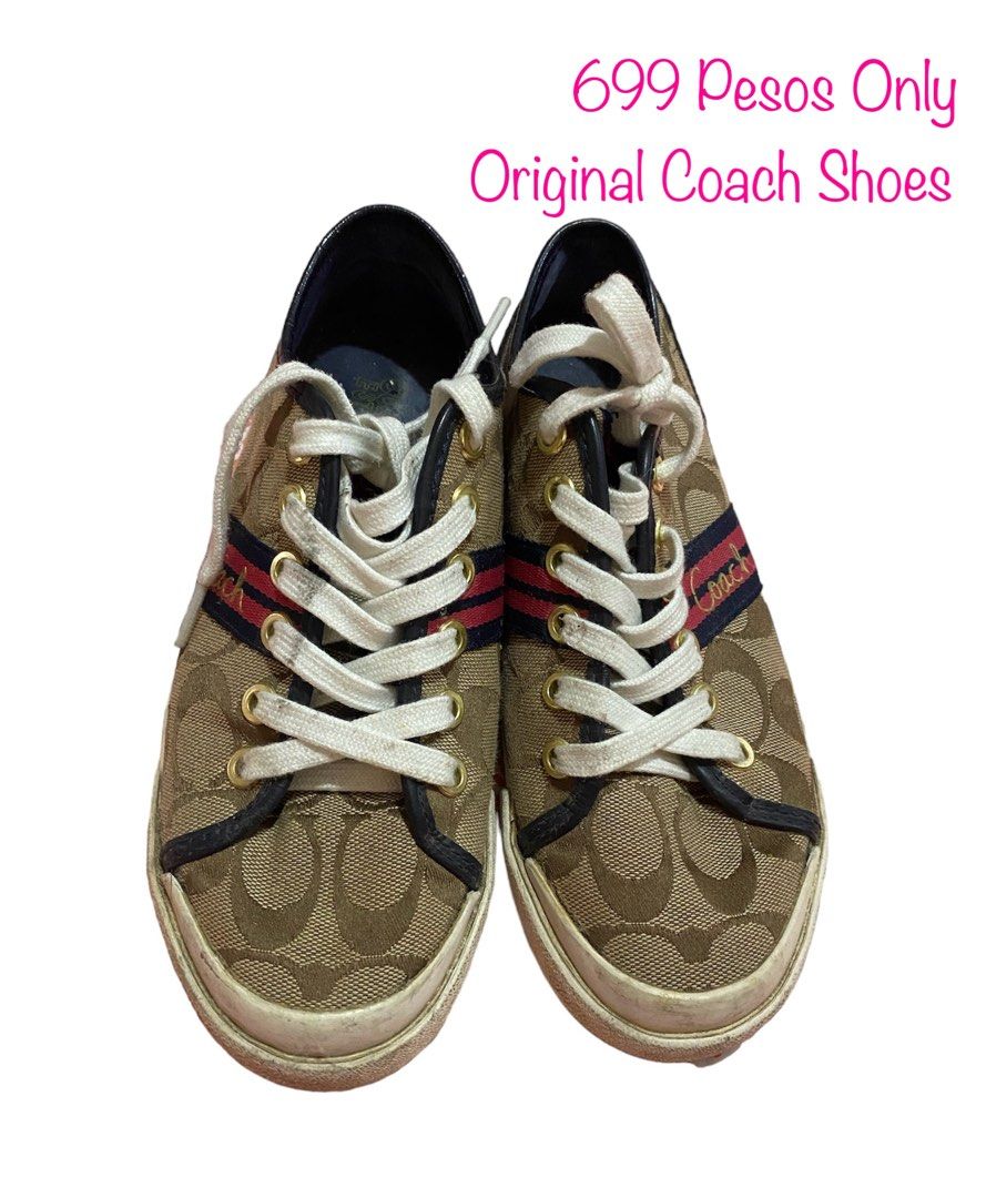 Oroginal Coach (Category: Sneakers) located in Cavite. Submitted by darcee21 (Listing ID 1288232810, Image 1). Description: Original Coach Shoes Very Good Condition.