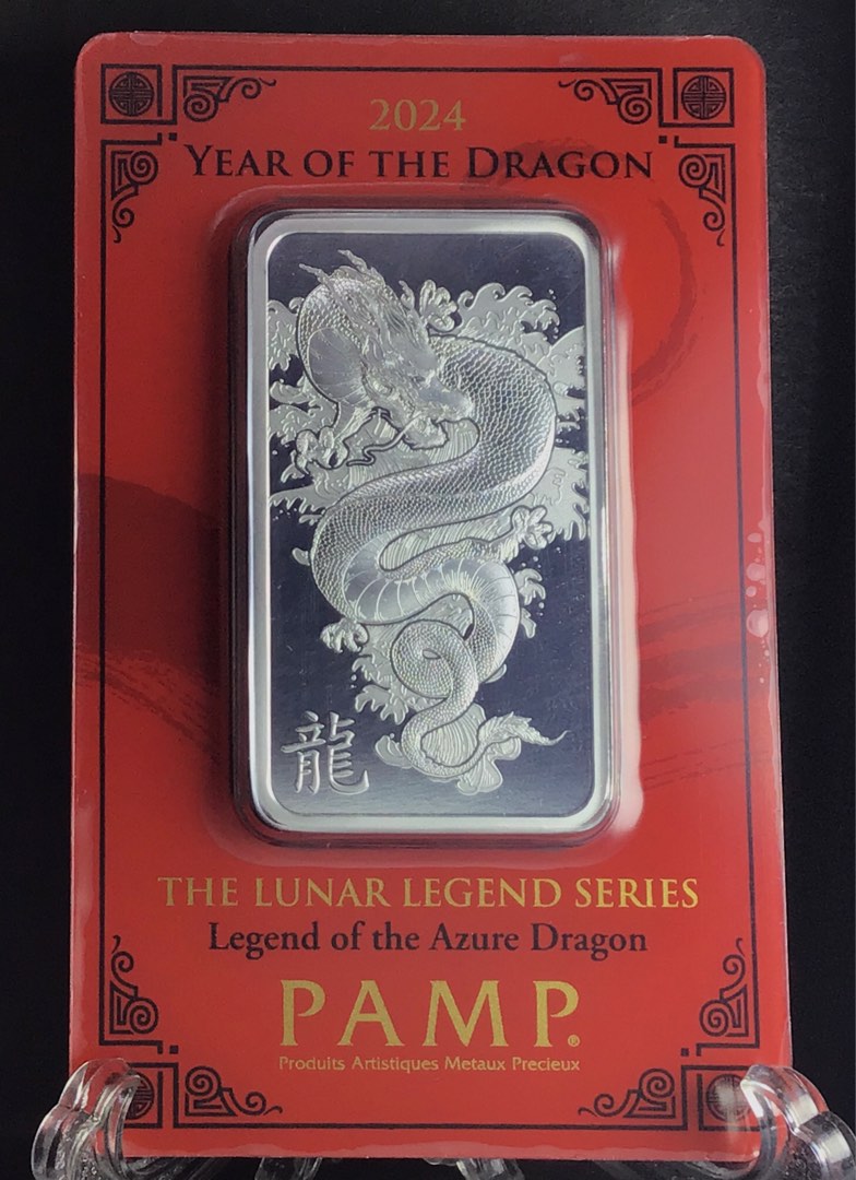 PAMP 2024 Dragon 999 Silver 1 oz, Hobbies & Toys, Collectibles