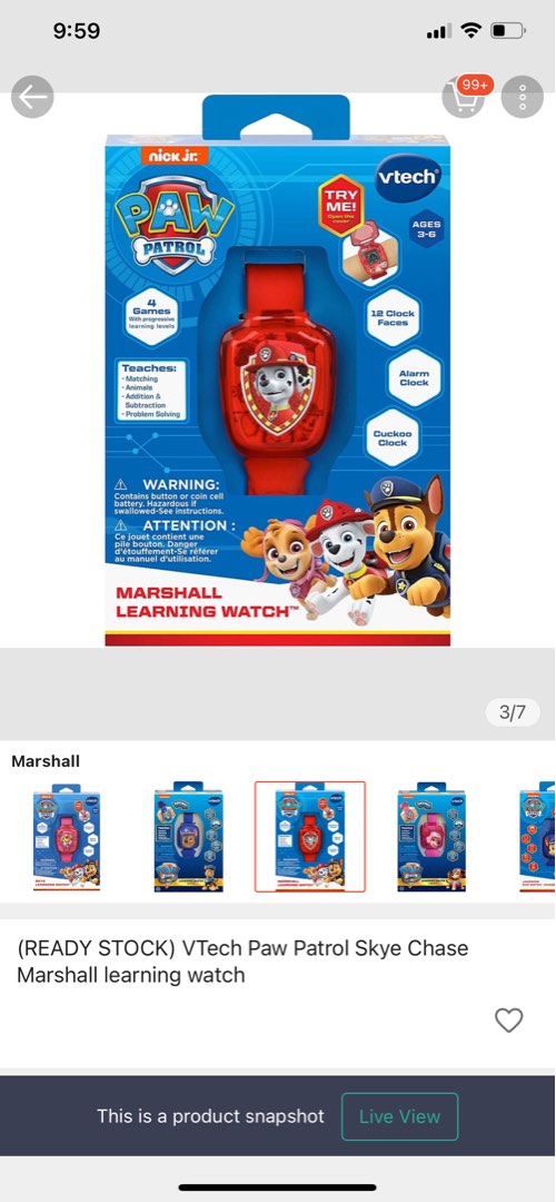 Marshall learning deals watch