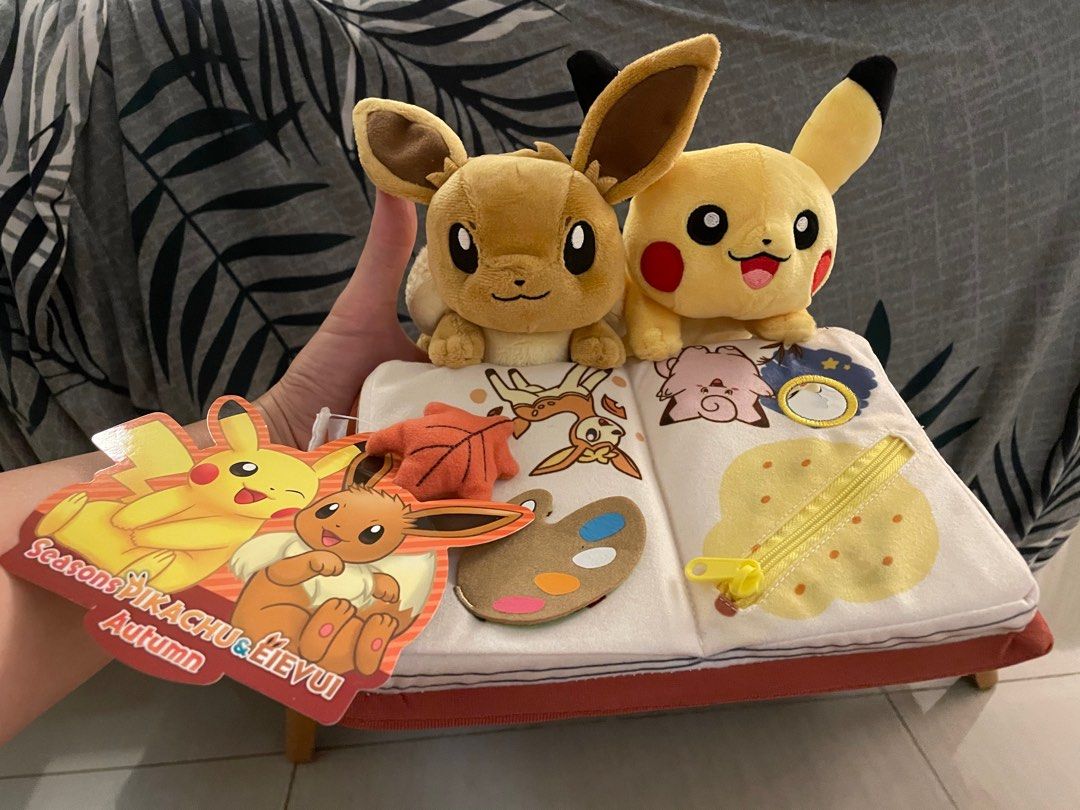 Pikachu outlet eevee plush