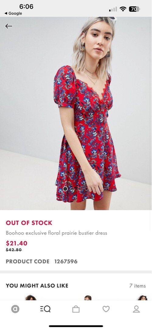 Plus boohoo deals dress