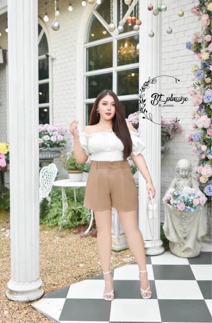 Plus size tailored shorts sale